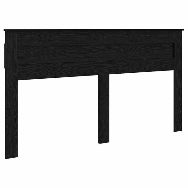 vidaXL Tête de lit Chêne noir 200 cm Bois d'ingénierie