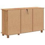 vidaXL Commode ASKIM Marron 79 x 40 x 133 5 cm Bois de pin massif