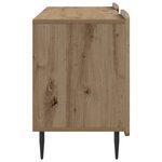 vidaXL Meuble TV 102 x 34 5 x 52 cm Chêne artisanal Bois d'ingénierie