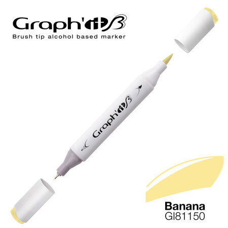 Marqueur manga à l'alcool Graph'it Brush 1150 Banana