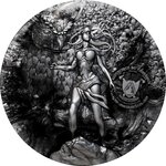 Pièce de monnaie en Argent 2000 Francs g 62.2 (2 oz) Millésime 2025 Greek Mythology Cameroon ATHENA