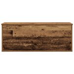 Coffre de rangement vidaXL en bois vieilli 90x35x35 cm en bois reconstitué