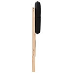 vidaXL Tête de lit capitonnée Marron et Noir 80 cm Pin massif