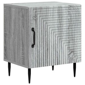 vidaXL Cabinet de chevet Sonoma gris 43 x 34 5 x 50 cm
