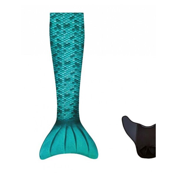 Queue De Sirene Avec Monopalme Aquaris Turquoise 2XS