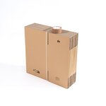 Lot de 20 cartons 35x27 5x33cm double cannelure pour BD  vinyles + 1 adhésif offert