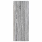 vidaXL Armoire Murale Sonoma gris 66 x 34 5 x 90 cm Bois d'ingénierie