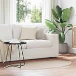 vidaXL Tapis de surface HUARTE Beige 80 x 150 cm Polyester