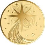 Pièce de monnaie en Argent 1000 Francs g 0.031 (1/1000 oz) Millésime  LIGHT OF CHRISTMAS 1/1000