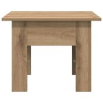 vidaXL Table basse Chêne artisanal 55 x 55 x 42 cm Bois d'ingénierie