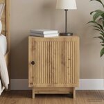 vidaXL Cabinet de chevet Chêne artisanal 43 x 34 5 x 50 cm