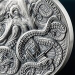 Pièce de monnaie en Argent 5 Cedis g 31.1 (1 oz) Millésime 2024 Life Quotes KRAKEN