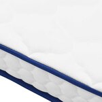 vidaXL Matelas en mousse à mémoire de forme blanc 80x200x17 cm doux