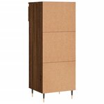 vidaXL Armoire à chaussures Chêne marron 40x36x105cm Bois d'ingénierie