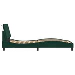 vidaXL Cadre de lit sans matelas Hanko vert foncé 80x200 cm velours