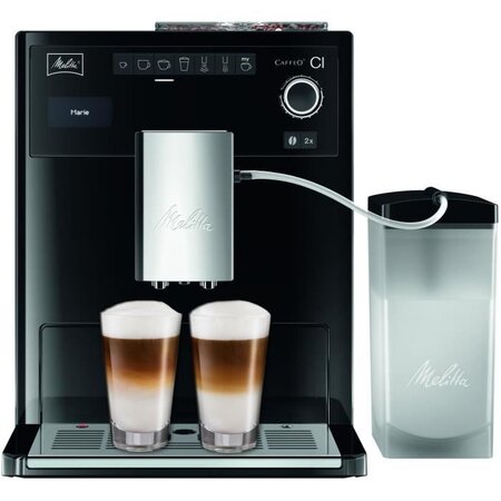 Melitta e970-103 machine expresso automatique avec broyeur caffeo ci - noir