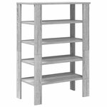 vidaXL Étagère à chaussures sonoma gris 61x32x87 5 cm bois ingénierie