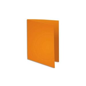 Paquet de 100 chemises 'JURA 250' en carte 240 grammes orange EXACOMPTA