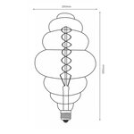 Ampoule e27 led filament 8w ruche - silamp