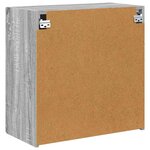 vidaXL Meuble TV mural Gris Sonoma 59 5 x 31 x 60 cm Bois d'ingénierie