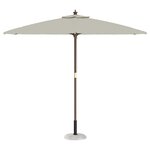 vidaXL Pied de parasol Gris clair Gris 45 x 45 x 40 cm Béton et Métal