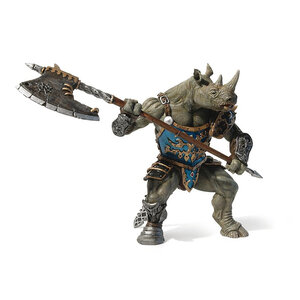 Rhinocéros Mutant - Figurant Papo  Créature Légendaire de Combat