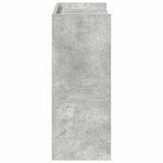 vidaXL Étagère à chaussures gris béton 60x25x62 cm bois d'ingénierie