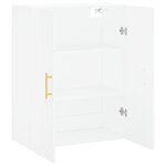 vidaXL Armoire murale blanc 69 5x34x90 cm