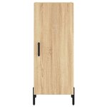 vidaXL Buffet haut Chêne sonoma 34 5x34x180 cm Bois d'ingénierie