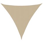 vidaXL Voile d'ombrage beige 2x2x2 m 100   polyester oxford