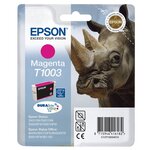 T1003 rhinocéros" cartouche d'encre originale durabrite ultra (c13t10034010) - magenta"