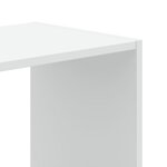 vidaXL Bibliothèque blanc 68 5x32x68 5 cm bois d'ingénierie