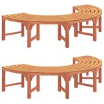 vidaXL Banc d'arbre 200 cm en bois solide d'eucalyptus