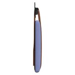 vidaXL Tête de lit suspendue Bleu denim PU antique