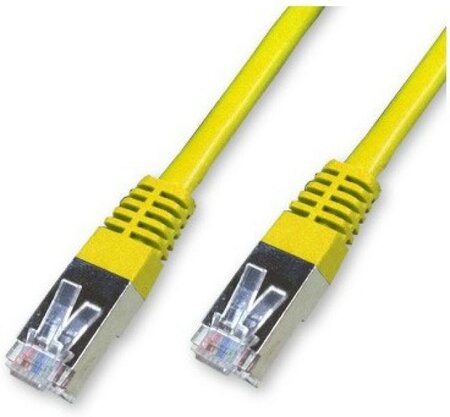 Câble/Cordon réseau RJ45 Catégorie 6 FTP (F/UTP) Droit 30m (Jaune)