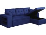 Canapé d'angle convertible/réversible "Axel" - 3 places - Bleu