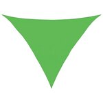 vidaXL Voile d'ombrage 160 g/m² Vert clair 5x5x6 m PEHD
