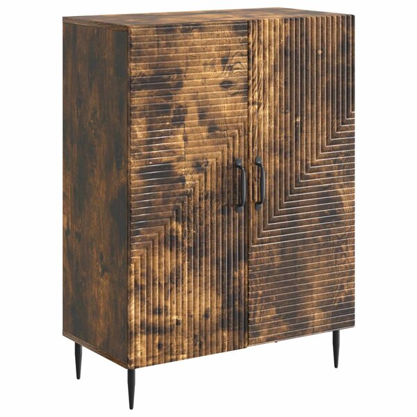 vidaXL Buffet Chêne fumé 66 x 34 5 x 89 5 cm Bois d'ingénierie