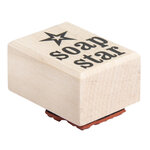 Tampon en bois Soap Star 3x4cm