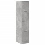 vidaXL Armoire d'apothicaire gris béton 30x41x144 5 cm bois ingénierie