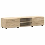 vidaXL Ensemble meuble TV FLORIN Chêne Sonoma Bois d'ingénierie