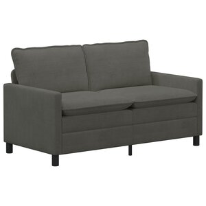 vidaXL Canapé Gris foncé 156 x 81 x 87 5 cm Tissu