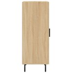 vidaXL Buffet Chêne sonoma 34 5x34x90 cm Bois d'ingénierie