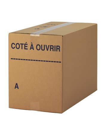 (lot  25 caisses) caisse picking type redoute® en simple cannelure 400 x 300 x 200 mm