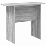 vidaXL Table console Gris Sonoma 93 x 40 x 75 cm Bois d'ingénierie
