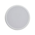 Plafonnier led rond - double fixation - cons. 12w - 1450 lumens - blanc neutre