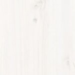 vidaXL Lit de jour blanc 100x200 cm bois de pin massif