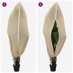 vidaXL Couvercles de Fleece de Protection Anti-Gel pour Plantes 5 Pièces