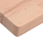 vidaXL Dessus de bureau 80x40x4 cm bois massif de hêtre