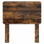 vidaXL Tête de lit Chêne fumé 100 cm Bois d'ingénierie